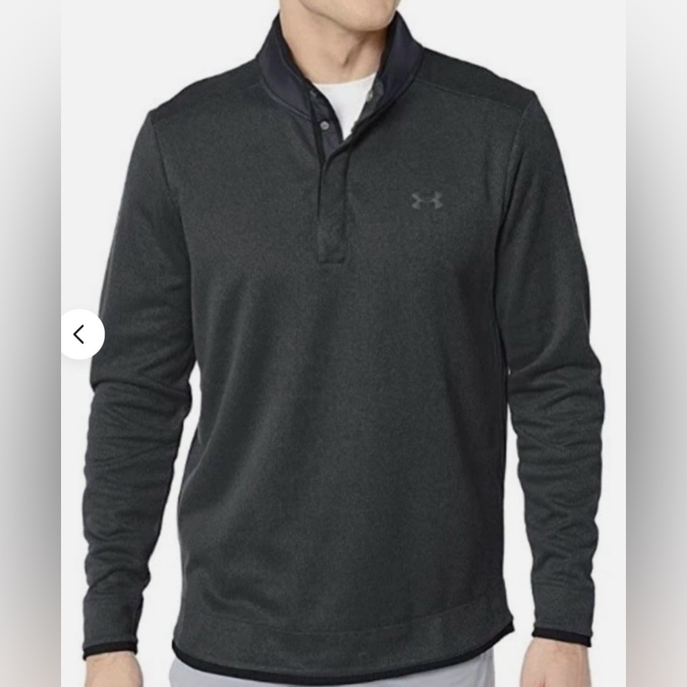 Under Armour men’s Long Sleeve Golf sweater ColdGear dark gray